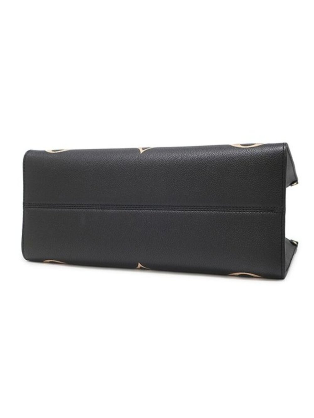 Louis Vuitton Tote Bag On The Go MM Monogram Empreinte Black Beige Gold Bicolor - Picture 3 of 10